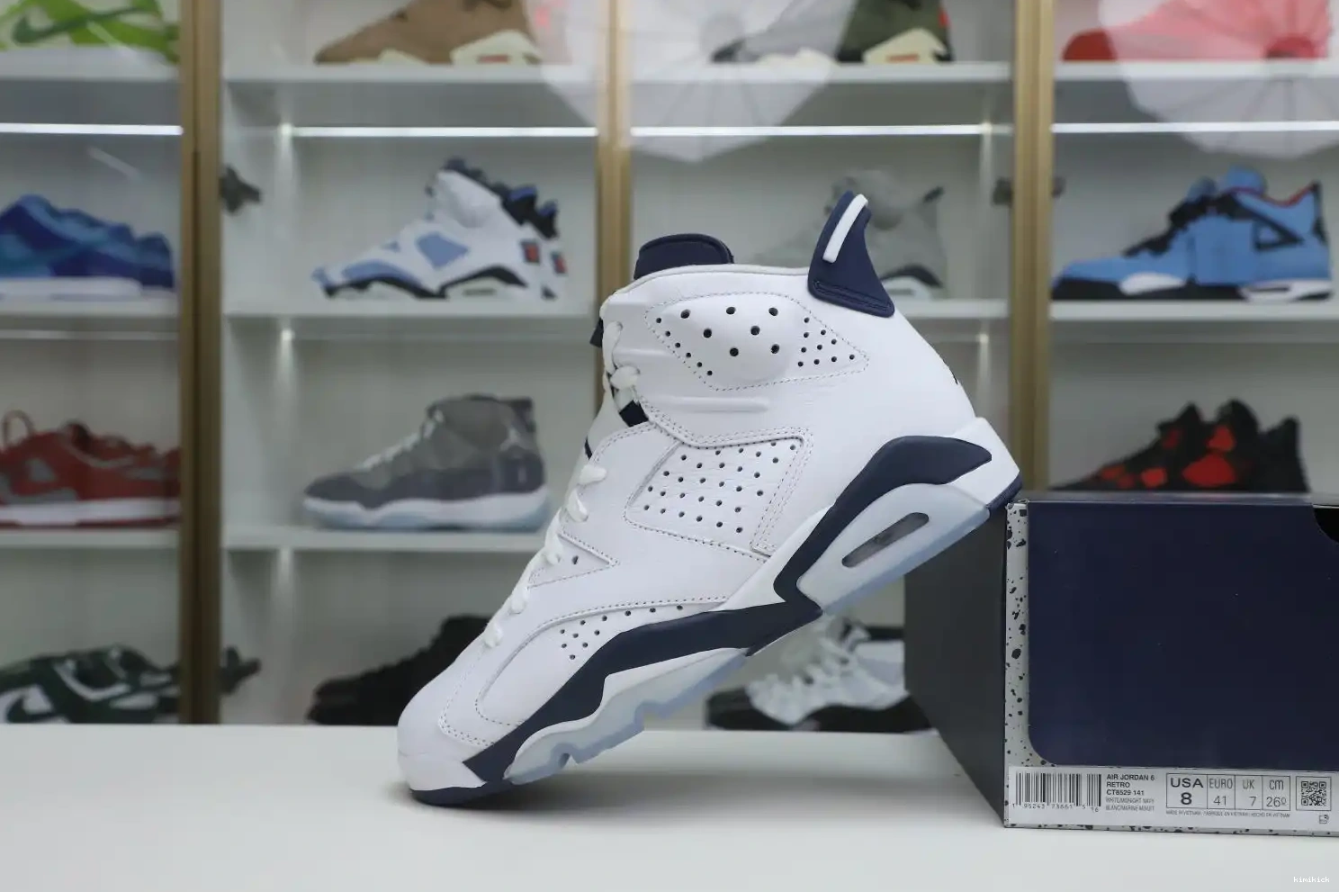 MIDNIGHT Kimikick NAVY AIR JORDAN 6 0507